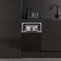 Hisense Integrated Slimline Dishwasher - Auto Dry C-Rated Silver control panel