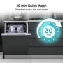Refurbished Hisense HV523E15UK 10 Place Fully Integrated Slimline Dishwasher Silver