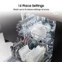 Hisense Auto Dry 14 Place Settings Fully Integrated Dishwasher - Silver