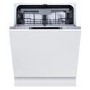 Hisense Hi4 Integrated Dishwasher - Silver - D-Rated, Silver control panel