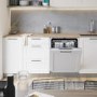 Hisense Hi4 Integrated Dishwasher - Silver - D-Rated, Silver control panel