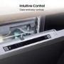 Hisense Hi4 Integrated Dishwasher - Silver - D-Rated, Silver control panel