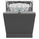 A2/HV642C65UK Refurbished Hisense Fully Integrated Dishwasher - Auto Dry, C-Rated, Silver control panel