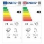Hisense Fully Integrated Dishwasher -  Auto Dry, C-Rated, Silver control panel