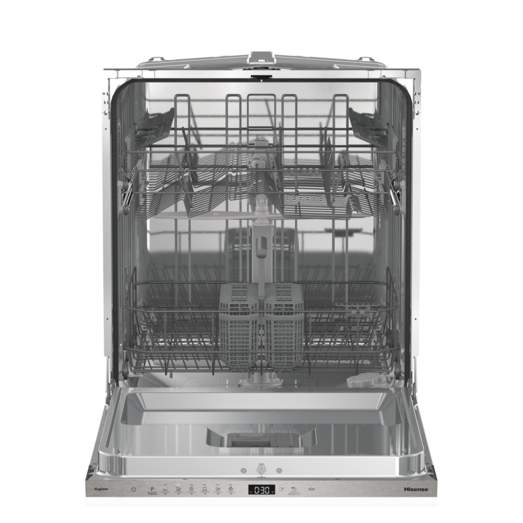 Hisense Hi4 Integrated Dishwasher - E-Rated Silver control panel