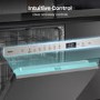 Hisense Hi4 Integrated Dishwasher - E-Rated Silver control panel