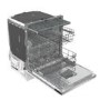 Hisense Hygiene Integrated Dishwasher - Stainless Steel - D-Rated, Silver control panel