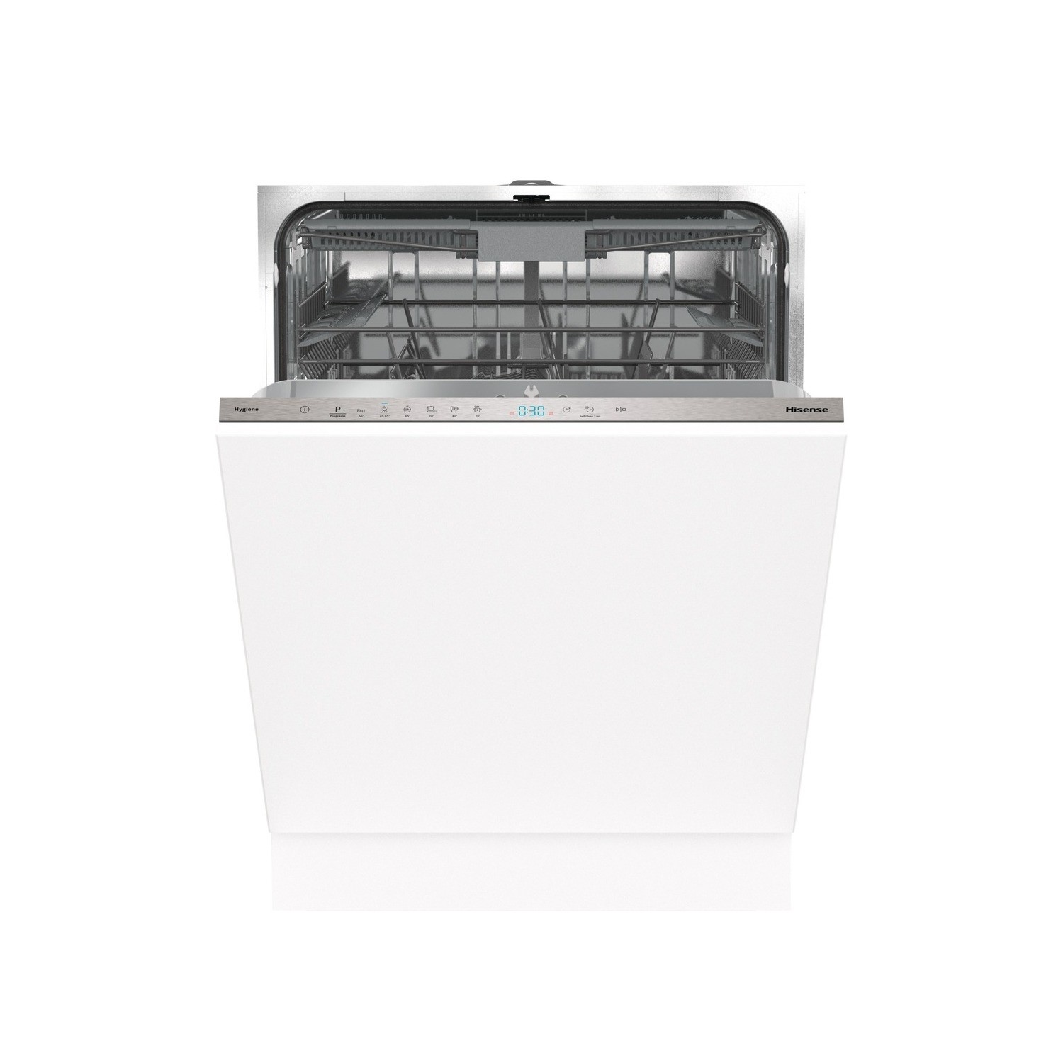 Hisense HV643D60UK Hygiene 16 Place Settings Fully Integrated Dishwasher - Stainless Steel