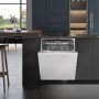 Hisense Hygiene Integrated Dishwasher - Stainless Steel - D-Rated, Silver control panel