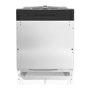 Hisense Hi4 Integrated Dishwasher - Auto Dry D-Rated Silver control panel
