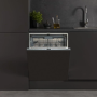 Hisense Hi4 Integrated Dishwasher - Auto Dry D-Rated Silver control panel