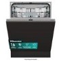 Hisense Integrated Dishwasher - Smart Wi-Fi, A-Rated, Silver control panel