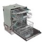 Hisense Integrated Dishwasher - Smart Wi-Fi, A-Rated, Silver control panel