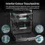 Hisense Integrated Dishwasher - Smart Wi-Fi A-Rated Silver control panel