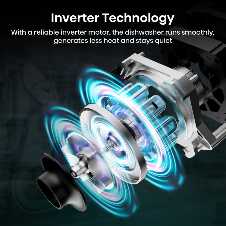 Hisense Integrated Dishwasher - Smart Wi-Fi A-Rated Silver control panel