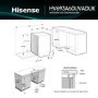 Hisense Integrated Dishwasher - Smart Wi-Fi A-Rated Silver control panel