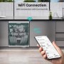 Hisense Hygiene Integrated Dishwasher - Smart Wi-Fi, C-Rated, Silver control panel