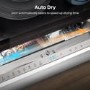Hisense Hygiene Integrated Dishwasher - Smart Wi-Fi, C-Rated, Silver control panel