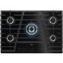 Refurbished AEG HVB75450IB 75cm 5 Burner Gas-on-Glass Hob with Touch Control Black 