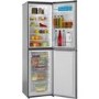 GRADE A2 - Hoover HVBF195XK Premier Collection 200x55cm Frost Free Freestanding Fridge Freezer - Stainless Stee