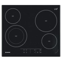 Hoover HVE642 59cm Four Zone Ceramic Hob Black