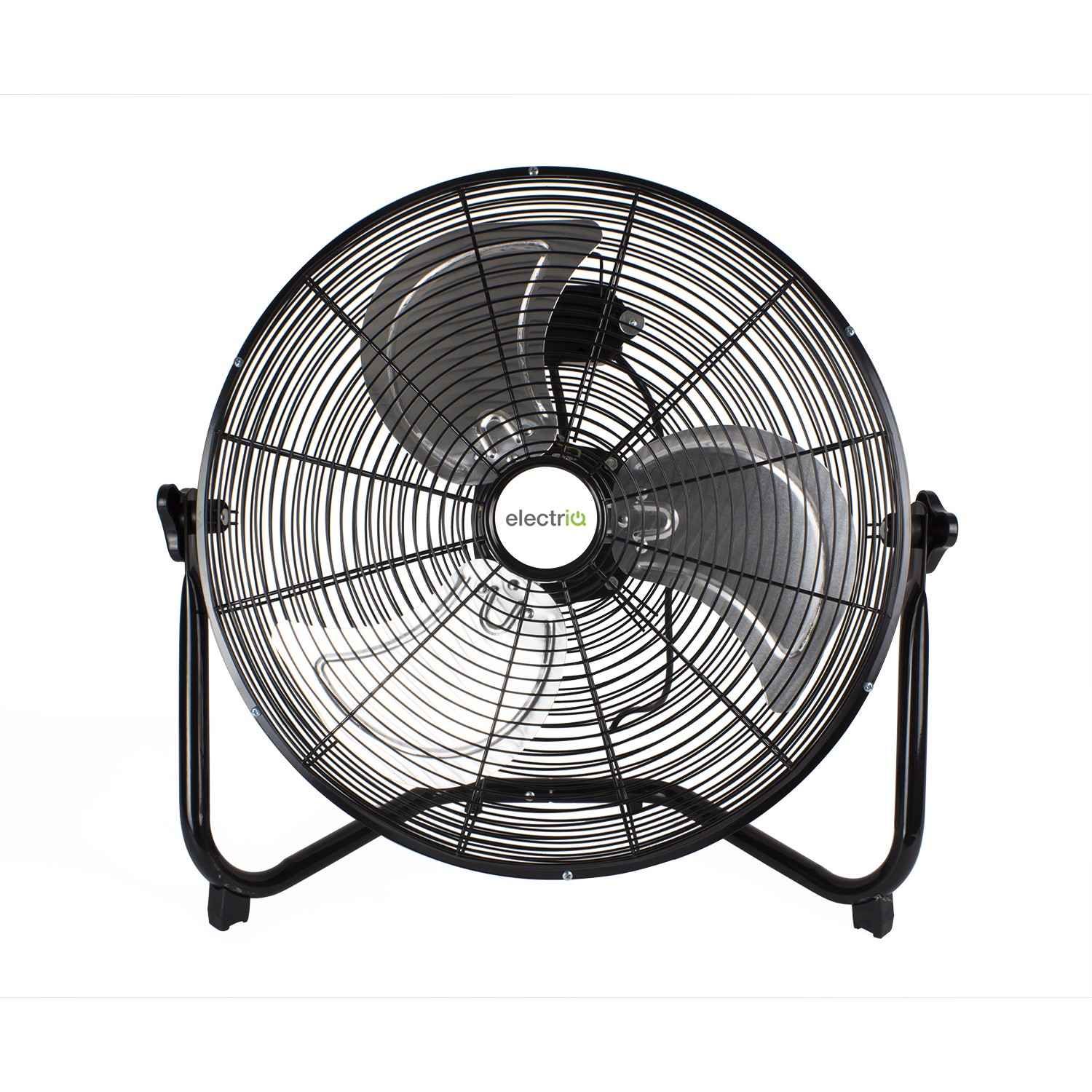 electriQ 18 inch Black High Velocity Floor Fan