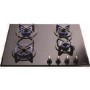 GRADE A2 - CDA HVG620BL 60cm Four Burner Gas-on-glass Hob Black