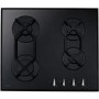 Refurbished CDA HVG621BL 60cm 4 Burner Gas Hob Black