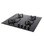 Refurbished CDA HVG621BL 60cm 4 Burner Gas Hob Black