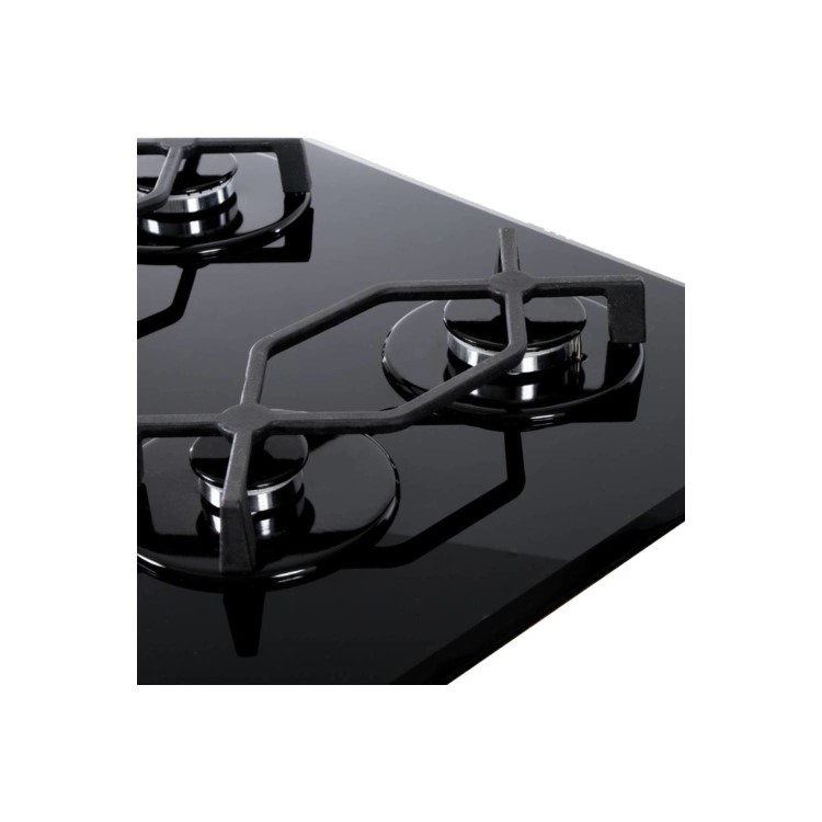 Refurbished CDA HVG621BL 60cm 4 Burner Gas Hob Black
