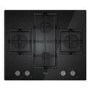 Hoover 60cm Gas on Glass 4 Burner Gas Hob - Black