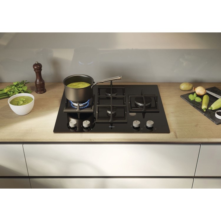 Hoover H-Hob 300 60cm 3 Burner Gas Hob - Black