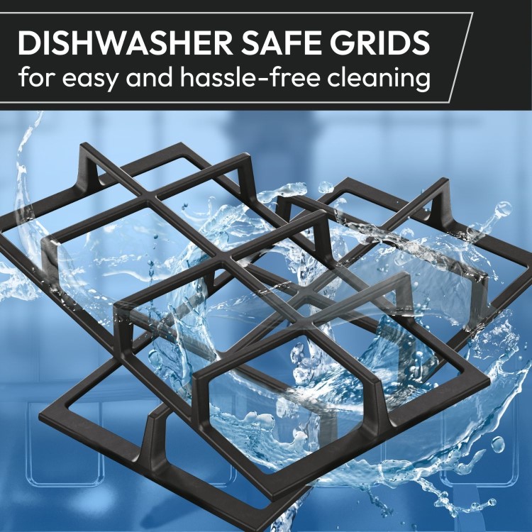 Hoover H-Hob 300 60cm 3 Burner Gas Hob - Black