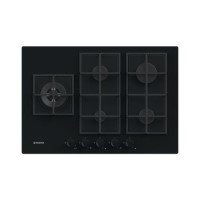 Refurbished Hoover HVG7W4BSB 74.5cm 5 Burner Gas Hob Black