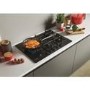 Refurbished Hoover HVG7W4BSB 74.5cm 5 Burner Gas Hob Black