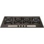 Refurbished CDA HVG93BL 96cm 4 Burner Linear Gas-on-glass Hob Black