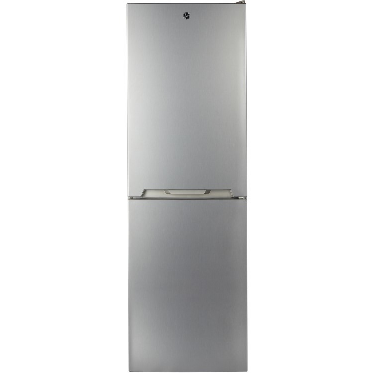 Hoover HVN6182X5K 320 Litre Freestanding Fridge Freezer 50/50 Split Frost Free 60cm Wide - Stainless Steel