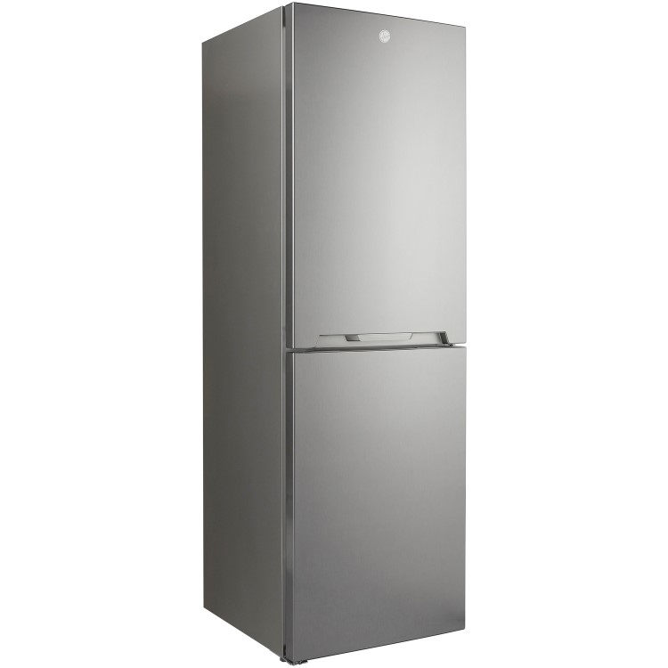 Hoover HVN6182X5K 320 Litre Freestanding Fridge Freezer 50/50 Split Frost Free 60cm Wide - Stainless Steel