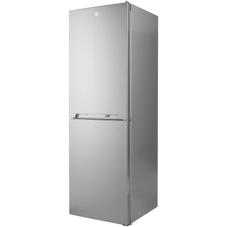 Hoover HVN6182X5K 320 Litre Freestanding Fridge Freezer 50/50 Split Frost Free 60cm Wide - Stainless Steel