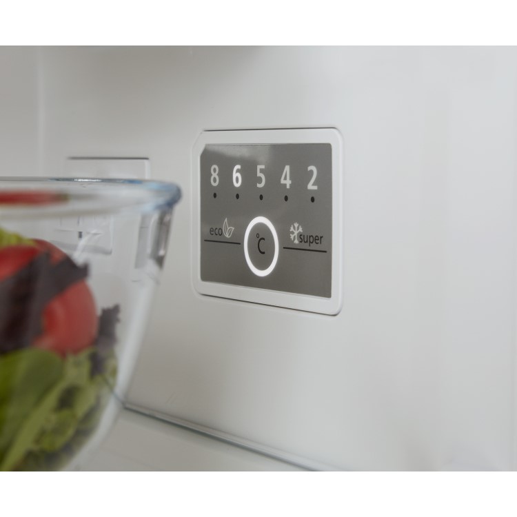 Hoover HVN6182X5K 320 Litre Freestanding Fridge Freezer 50/50 Split Frost Free 60cm Wide - Stainless Steel