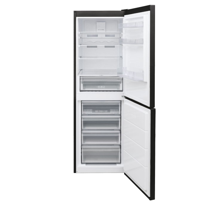 Hoover H-Fridge 500 323 Litre 60/40 Freestanding Fridge Freezer - Black