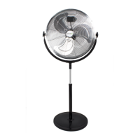 Refurbished electriQ 16 Inch High velocity Pedestal Fan with adjustable Stand - Black and Chrome Refurbished electriQ 16 Inch High velocity Pedestal Fan with adjustable Stand - Black and Chrome