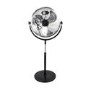 GRADE A3 - electriQ 20" High velocity Pedestal Fan with adjustable Stand - Chrome