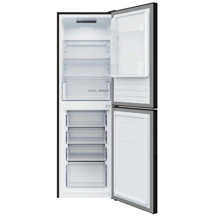 Hoover H-300 252 Litre 50/50 Freestanding Fridge Freezer - Black