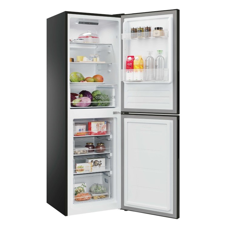Hoover H-300 252 Litre 50/50 Freestanding Fridge Freezer - Black