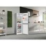 Refurbished Hoover H-FRIDGE 300 252 Litre Freestanding Fridge Freezer - Stainless Steel
