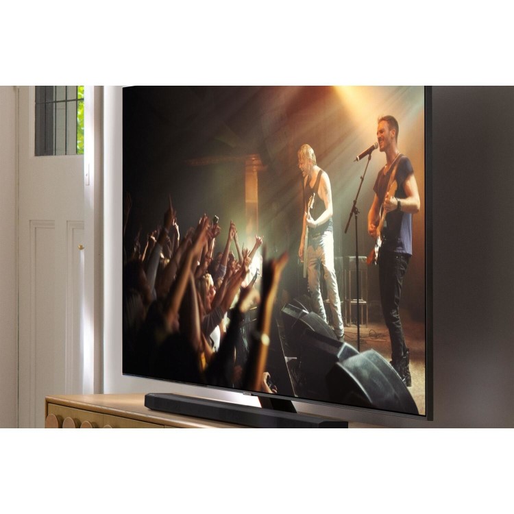 GRADE A2 - Samsung HW-Q70T/XU Wireless Flat Sound Bar and Subwoofer with Dolby ATOMS Dolby Digital Plus and DTS Digital Surround Sound