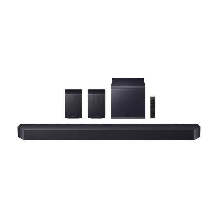 Samsung Q990H Q-Series Soundbar with Subwoofer & Rear Speakers – 11.1.4ch Wireless Dolby Atmos Soundbar DTS_X & AI Sound