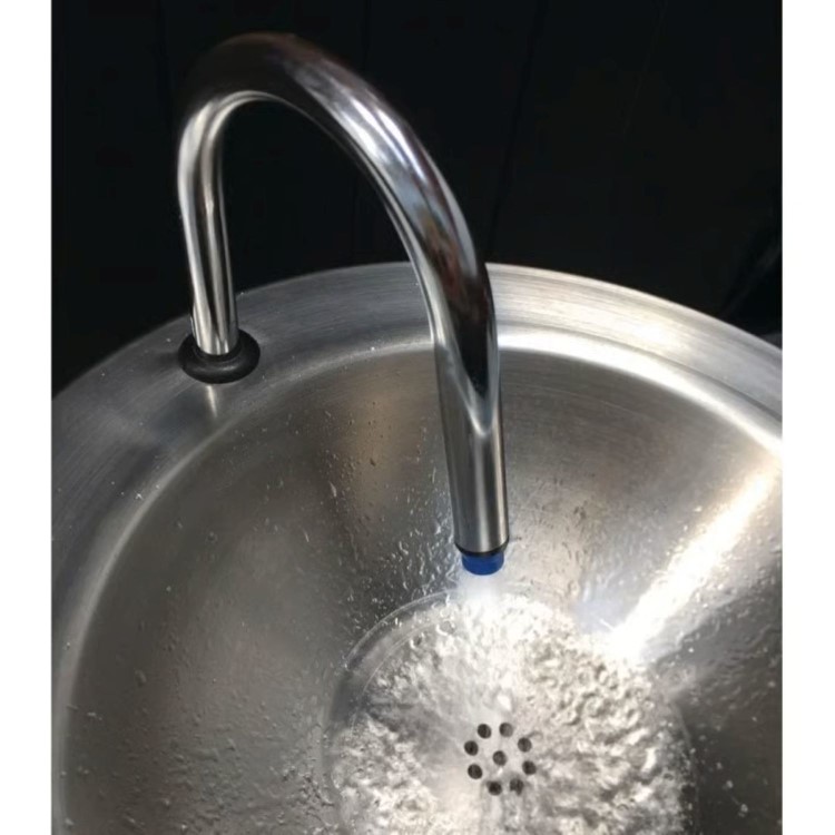 Burco HW0110 10L Portable Hand Washing Station with Infrared Foot Sensor - Stainless Steel