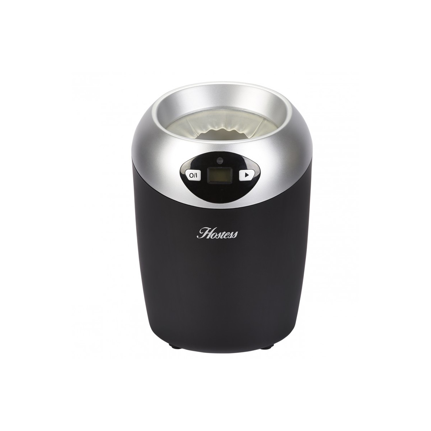 Hostess HW01MB Single Bottle Wine Cooler Black And Silver